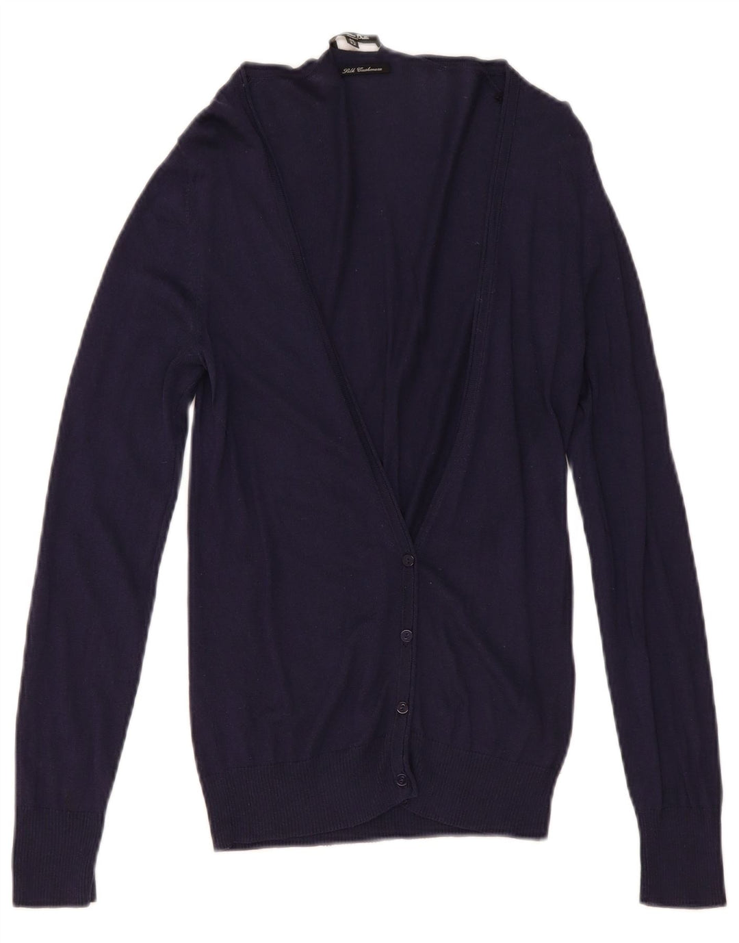 Pulover cardigan Massimo Dutti pentru femei UK 12 Medium Bleumarin Mătase