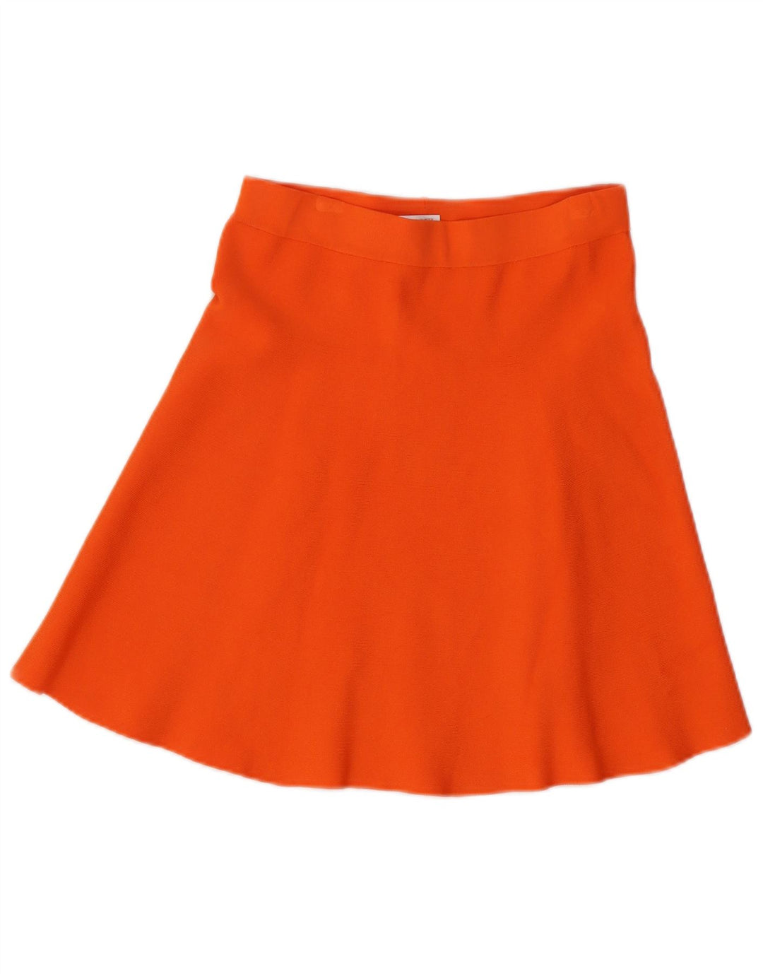 Fustă A-Line pentru femei BENETTON Small W26 Orange Viscose