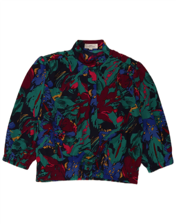 Bluză pentru femei COMMANDER cămașă crop EU 42 mare, multicoloră, florală