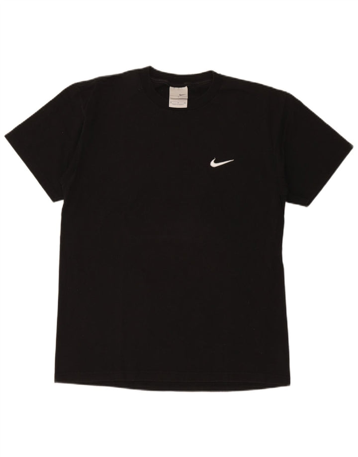Tricou grafic pentru bărbați NIKE Top mediu negru bumbac
