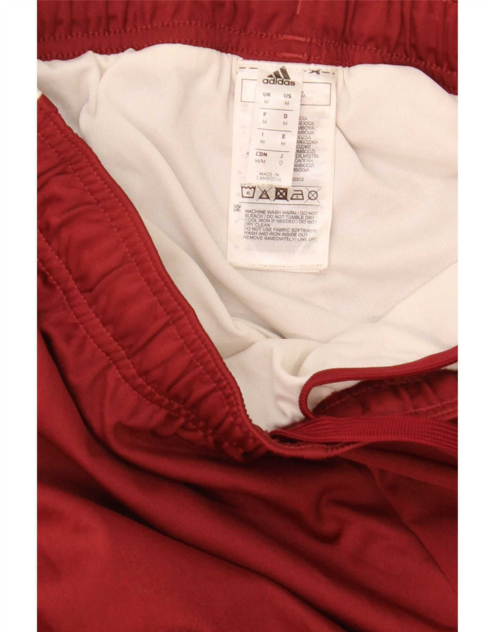 Pantaloni scurți sport Adidas pentru bărbați Arsenal, poliester mediu burgundă