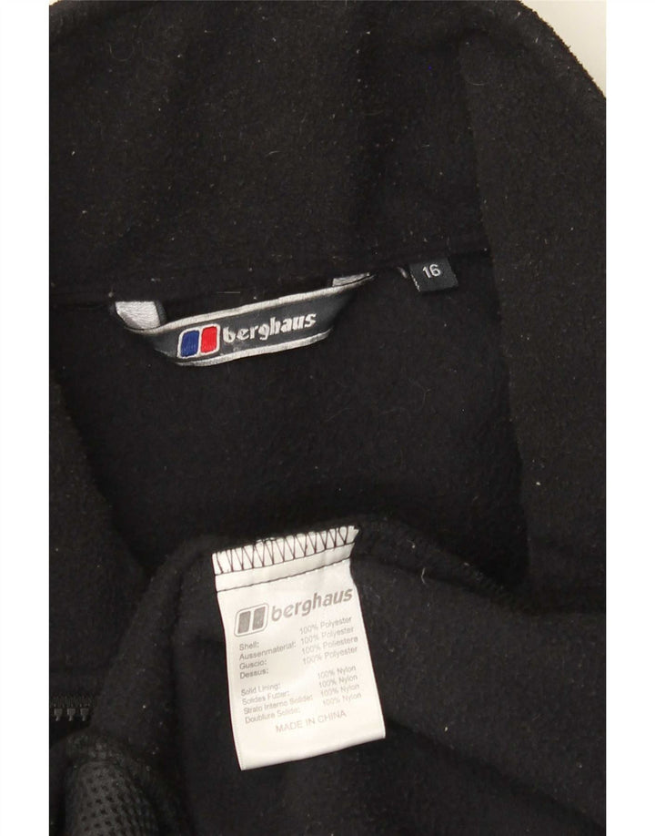 Jachetă din lână pentru femei Berghaus UK 16, mare, negru, poliester