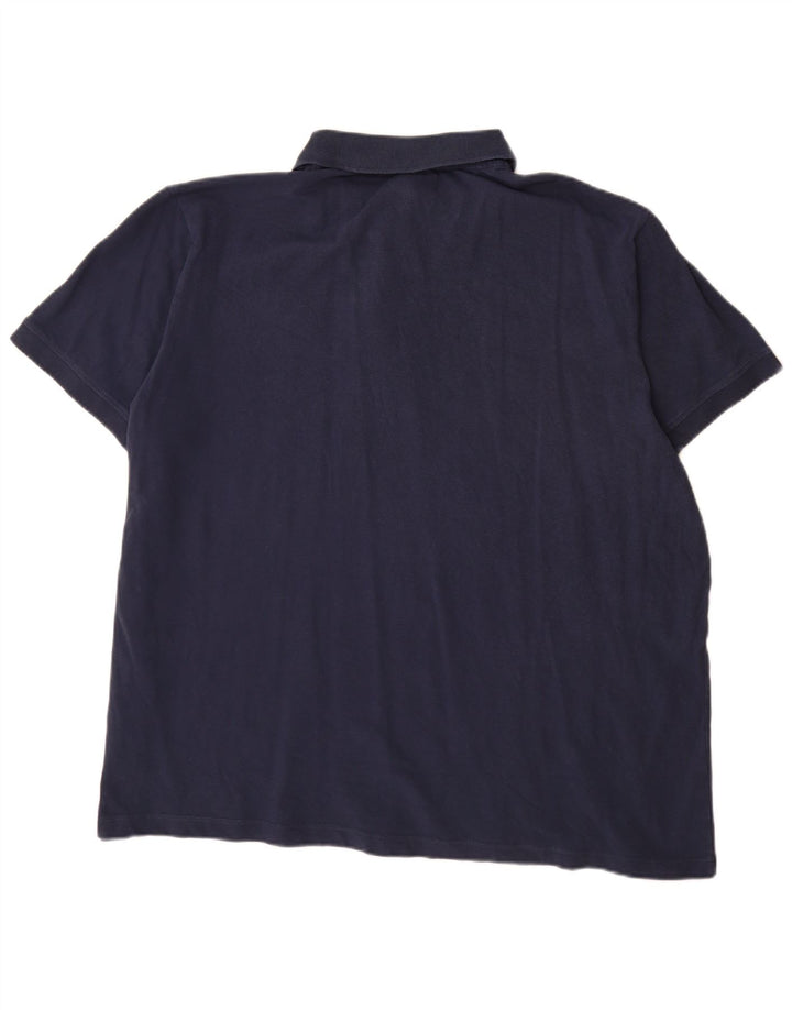 Cămașă polo pentru bărbați Kappa 3XL bumbac bleumarin