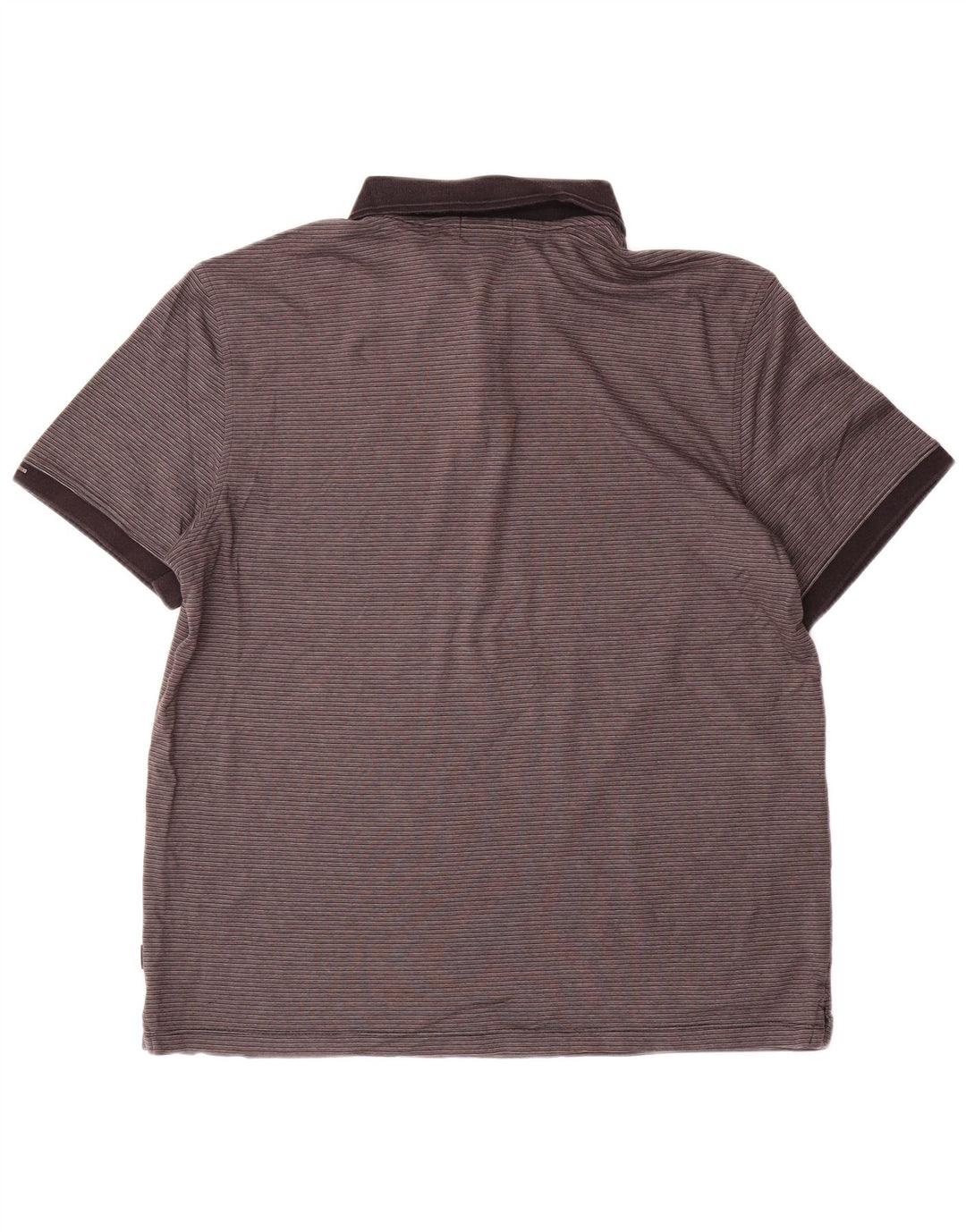 Cămașă polo CALVIN KLEIN pentru bărbați, bumbac mare, gri cu dungi