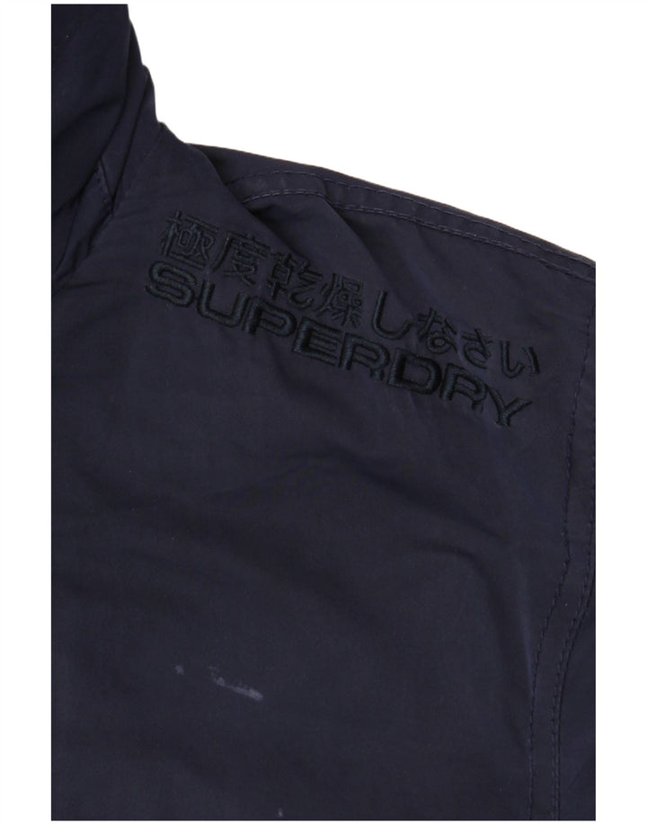 Jachetă bomber pentru bărbați Superdry UK 40 mare, albastru, poliester