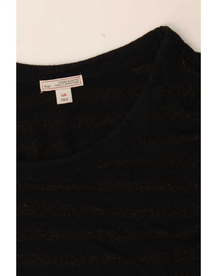 Gap Femei Top 3/4 Maneca UK 16 Large Negru