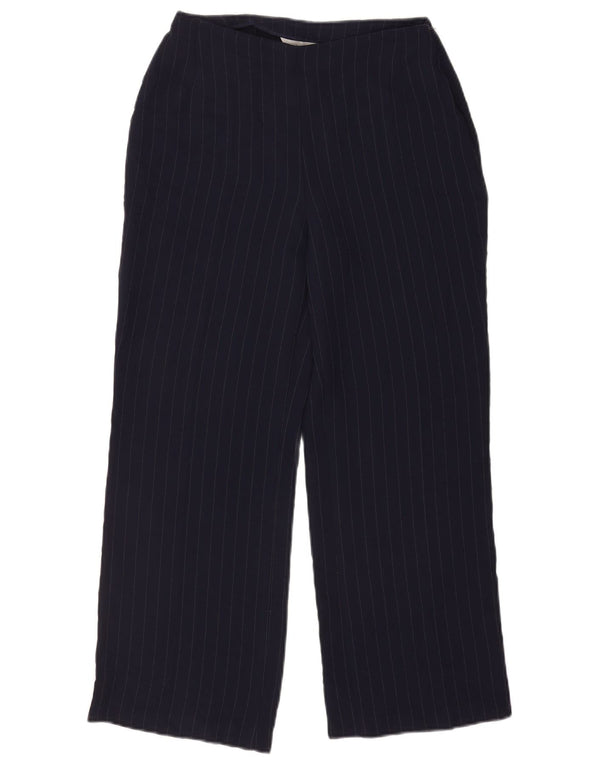 Pantaloni tăiați pentru femei Marks & Spencer UK 10 Small W26 L26 Bleumarin