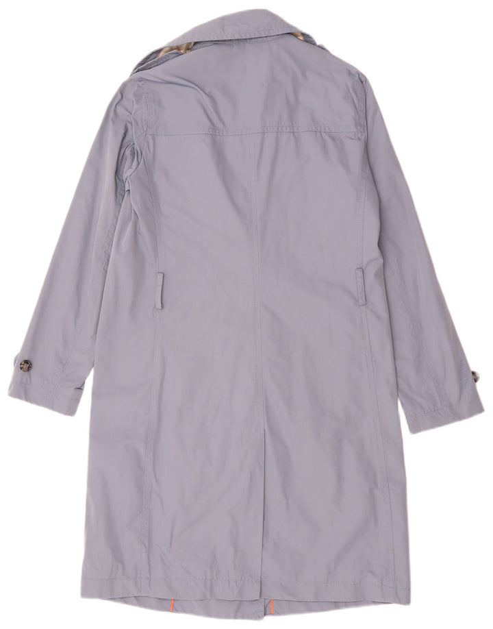 Trench supradimensionat pentru femei Benetton UK 10 Poliester albastru mic