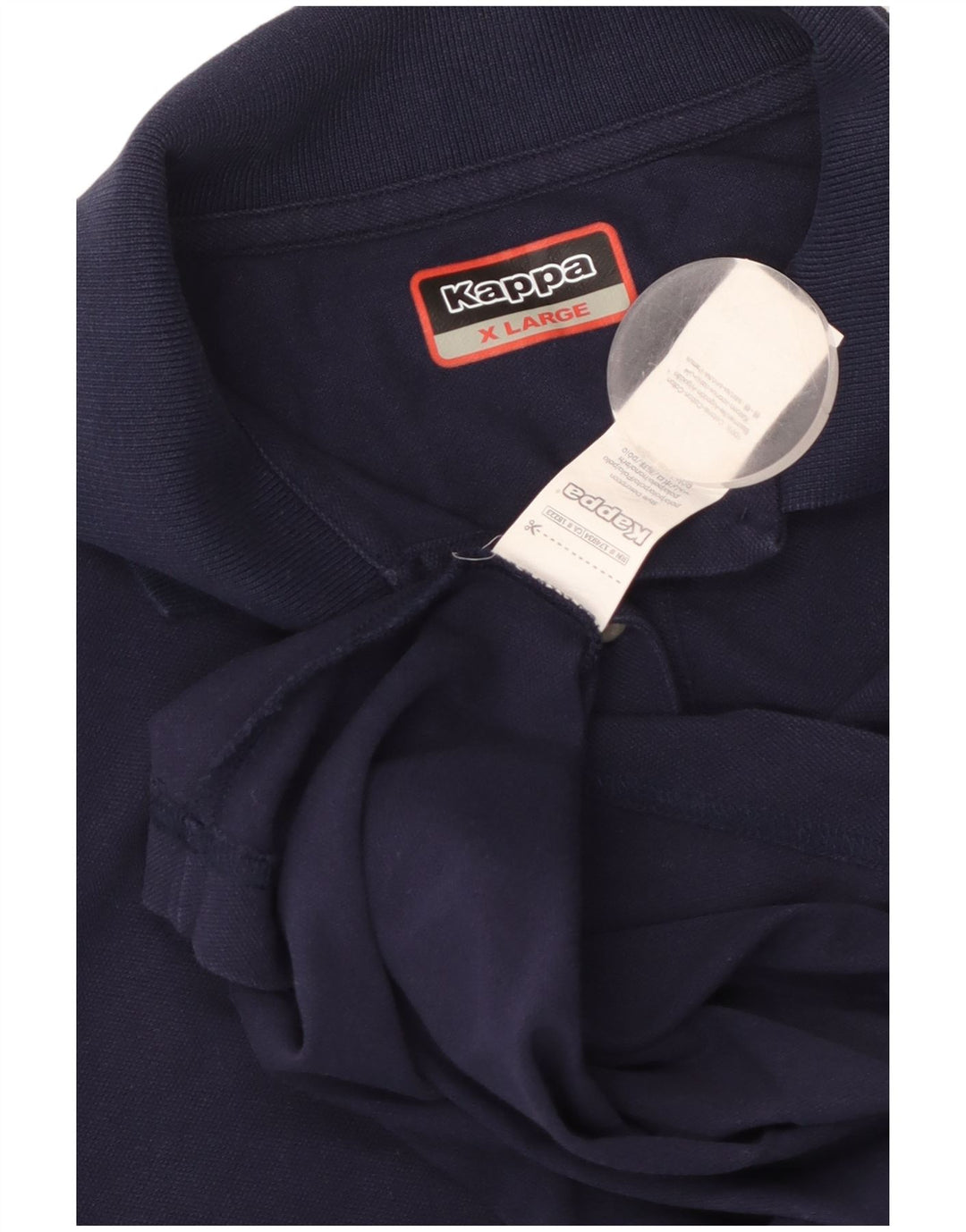 Cămașă polo KAPPA pentru femei UK 18 XL Bumbac bleumarin