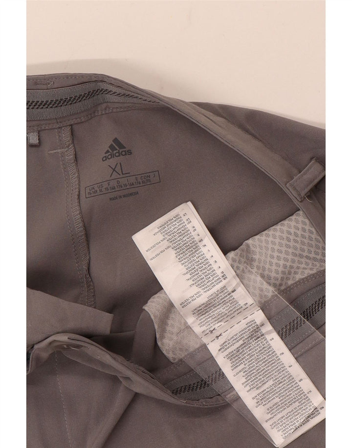 Pantaloni scurți chino adidas băieți 15-16 ani XLarge gri