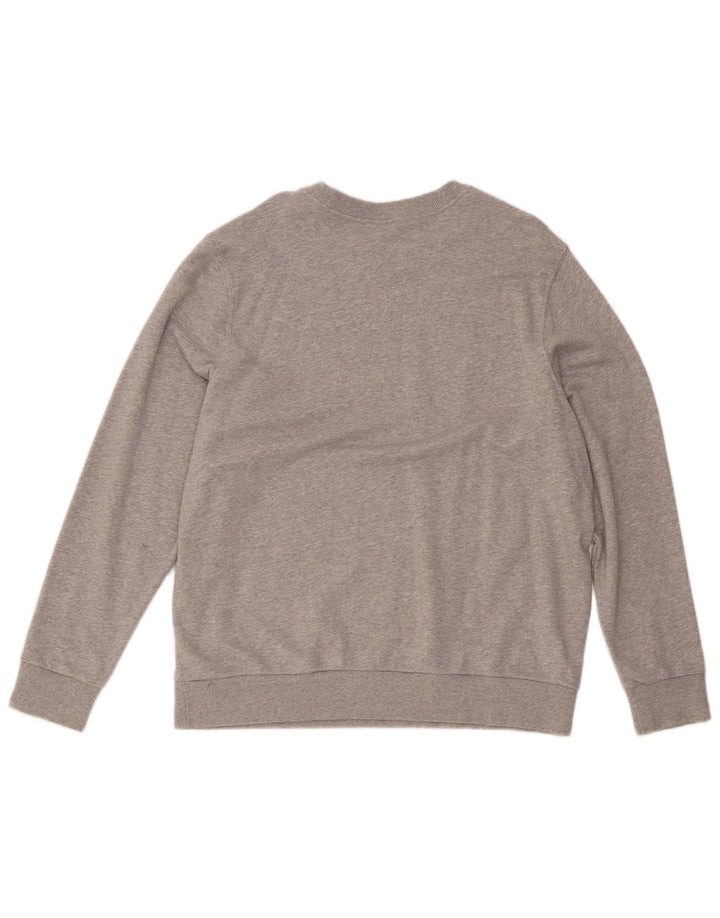 Pulover Reebok pentru femei, cu grafică, Marea Britanie 22/24 2XL, poliester cu pături gri