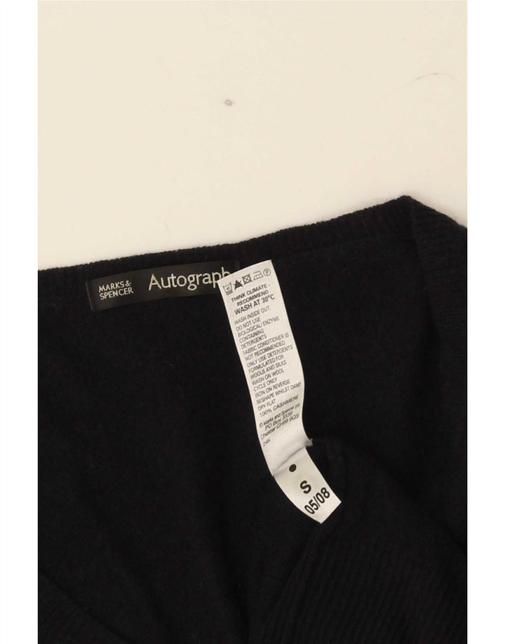 Pulover pentru femei Marks & Spencer cu decolteu în V UK 12 Medium Bleumarin