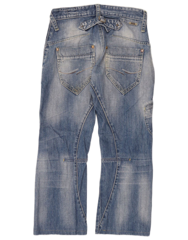 Blugi tăiați Jack & Jones pentru bărbați Cargo Distressed W30 L25 Blue