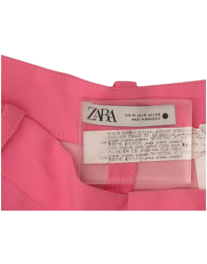 Pantaloni scurți casual pentru femei Zara Medium W28 Poliester roz