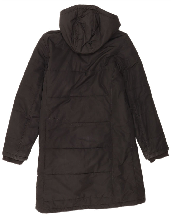 Jack Wolfskin Jachetă căptușită cu glugă pentru femei UK 12/14 Poliester mediu negru