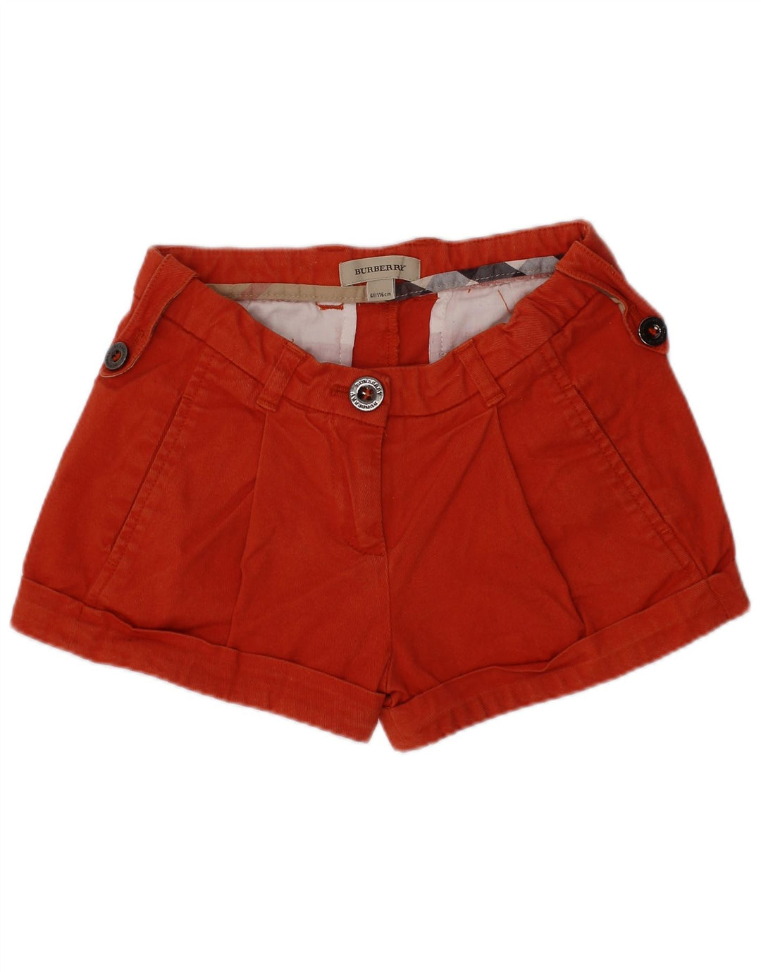 Burberry Shorts Chino Fete 5-6 Ani W22 Red Bumbac Clasic
