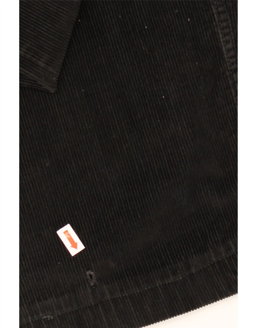 CONTE OF FLORENCE Pantaloni tăiați din velur pentru bărbați IT 50 Large W34 L25 Negru