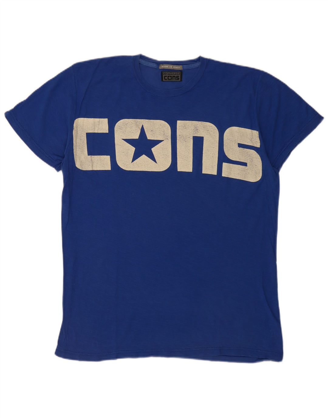 Tricou grafic Converse pentru bărbați Top Large Blue