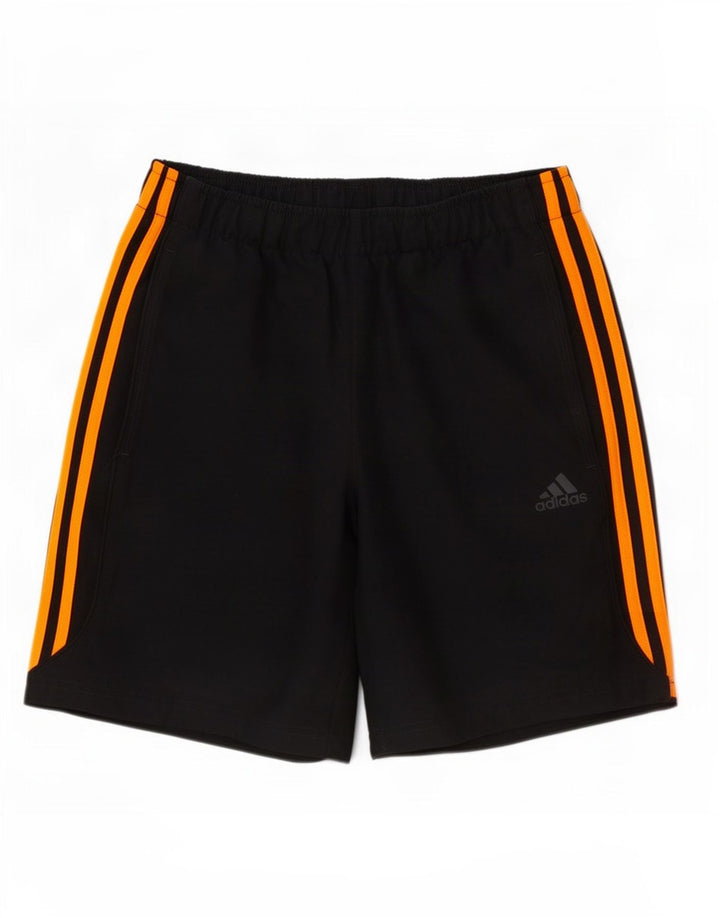 Pantaloni scurți sport adidas Climalite pentru bărbați, poliester negru mic
