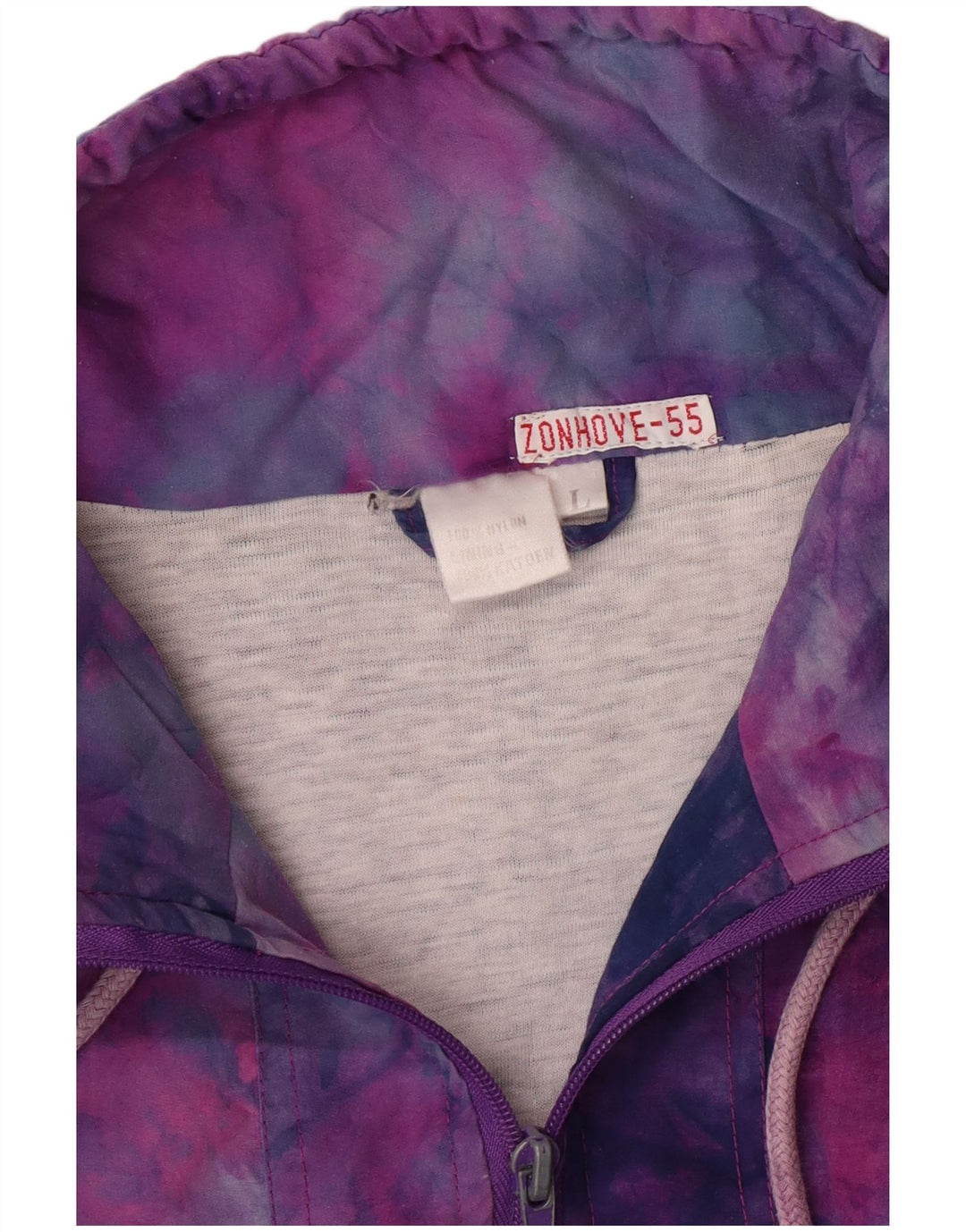 Jachetă de trening vintage pentru femei UK 16, mare, multicoloră, colorată