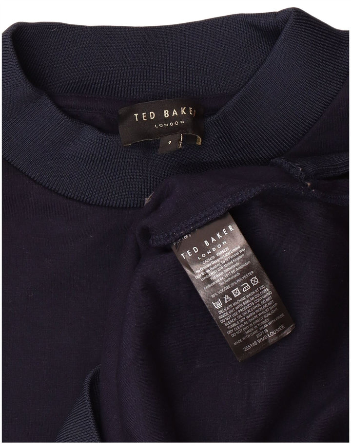 TED BAKER Pulover supradimensionat pentru femei Mărimea 1 XS Viscoză bleumarin