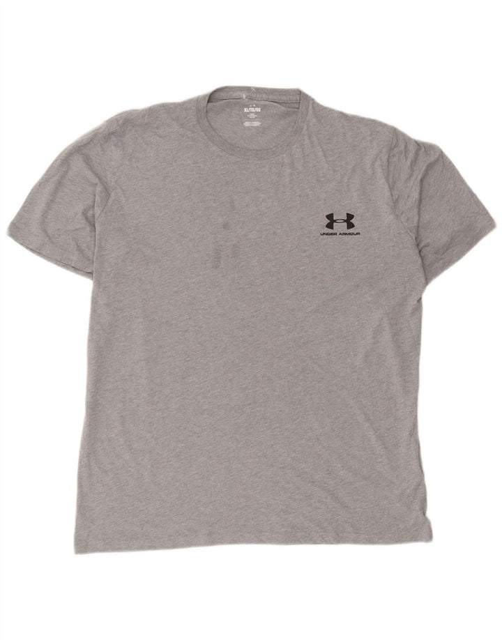Tricou pentru bărbați Under Armour Top XL Grey Flecked Cotton