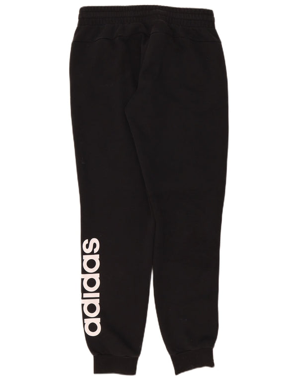 Pantaloni de trening cu grafic pentru femei Adidas Pantaloni de jogging UK 12/14 Medium Black