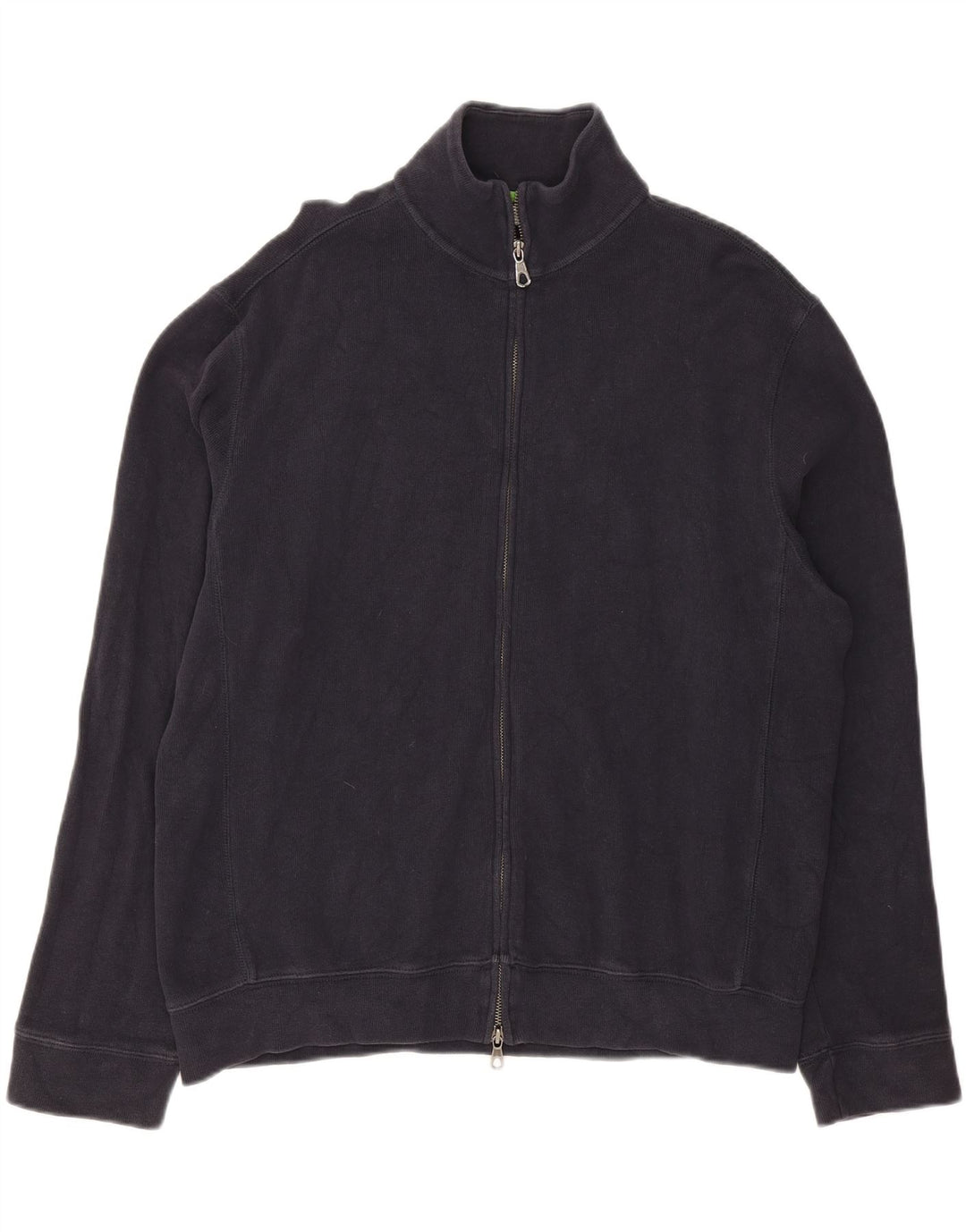 J. CREW Mens Tracksuit Top Jacket XL Navy Blue Cotton Vintage J. Crew and Second-Hand J. Crew from Messina Hembry 