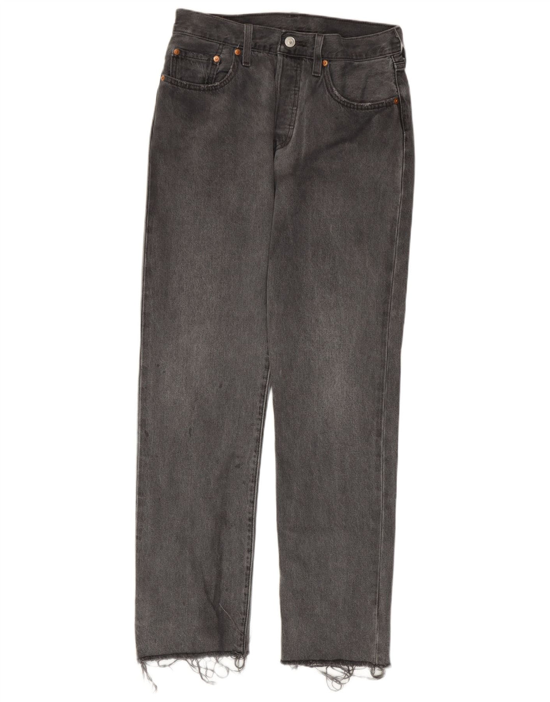 Blugi drepti pentru bărbați Levi's 501 W27 L30 bumbac gri