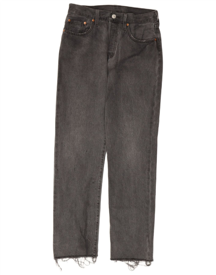 Blugi drepti pentru bărbați Levi's 501 W27 L30 bumbac gri