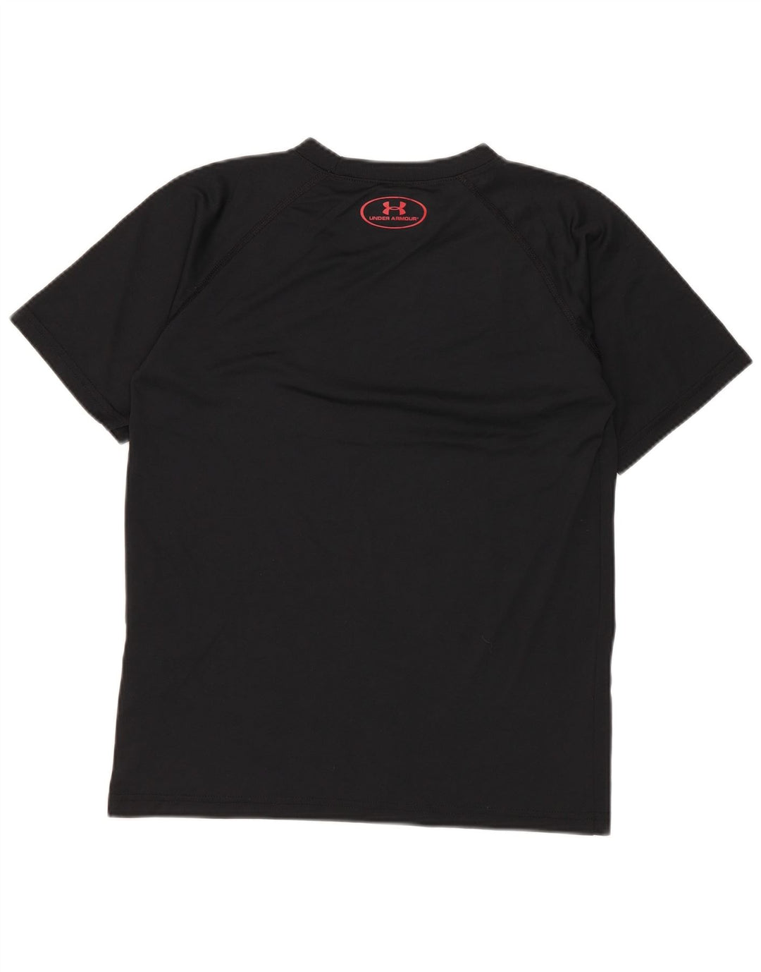 Tricou grafic Under Armour pentru băieți Heat Gear Top 9-10 ani mediu negru