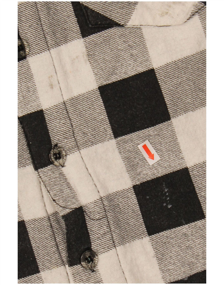 Cămașă pentru bărbați JOY Lumberjack Flannel XL, bumbac vichy negru