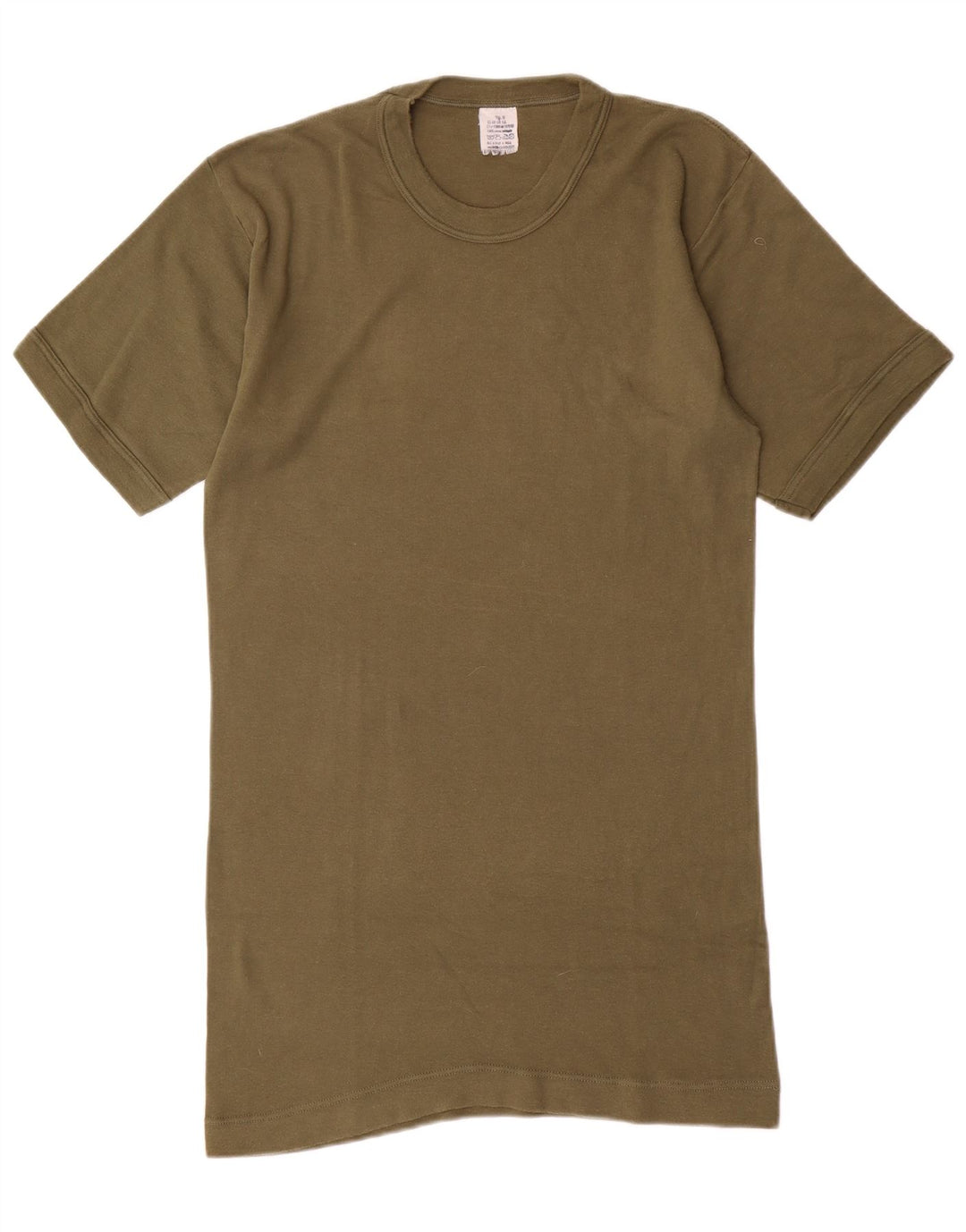 Tricou Vintage pentru bărbați Top Mediu Kaki Bumbac