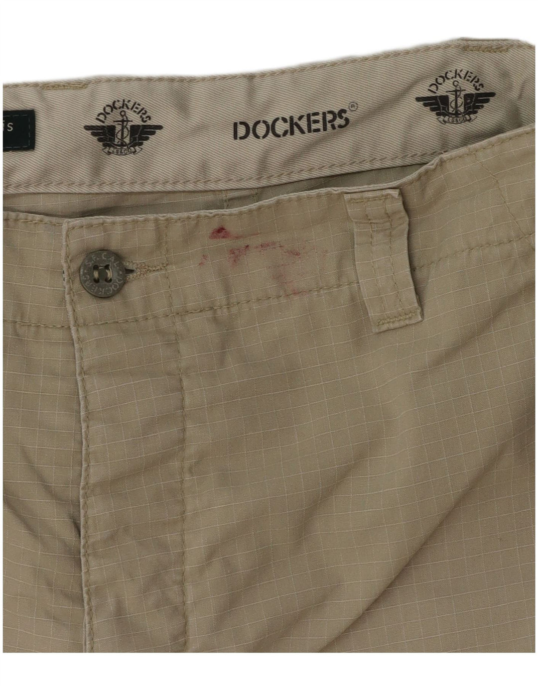 Pantaloni scurti cargo Dockers Khakis W36 Large Khaki Check