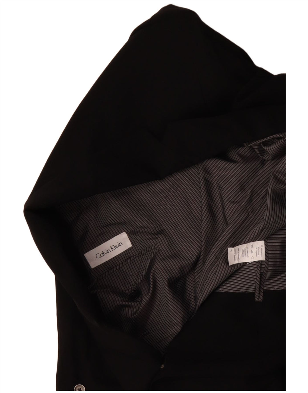 CALVIN KLEIN Jachetă pentru bărbați cu 2 nasturi IT 54 2XL Lână neagră