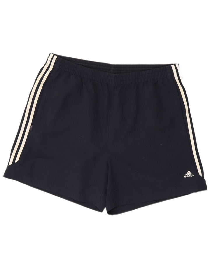 Pantaloni scurți sport pentru bărbați Adidas 2XL poliester bleumarin