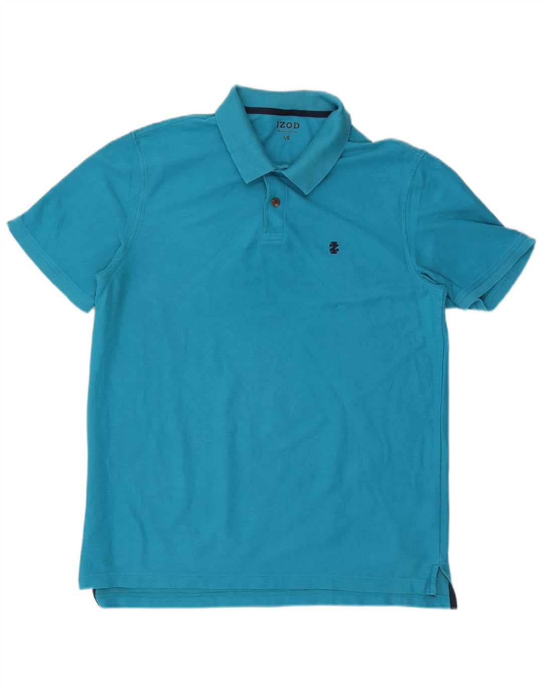 Tricou polo IZOD pentru bărbați, mare, albastru, bumbac