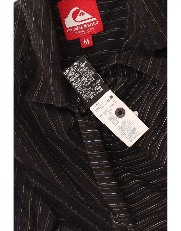 Cămașă pentru bărbați Quiksilver, bumbac cu dungi negre medii