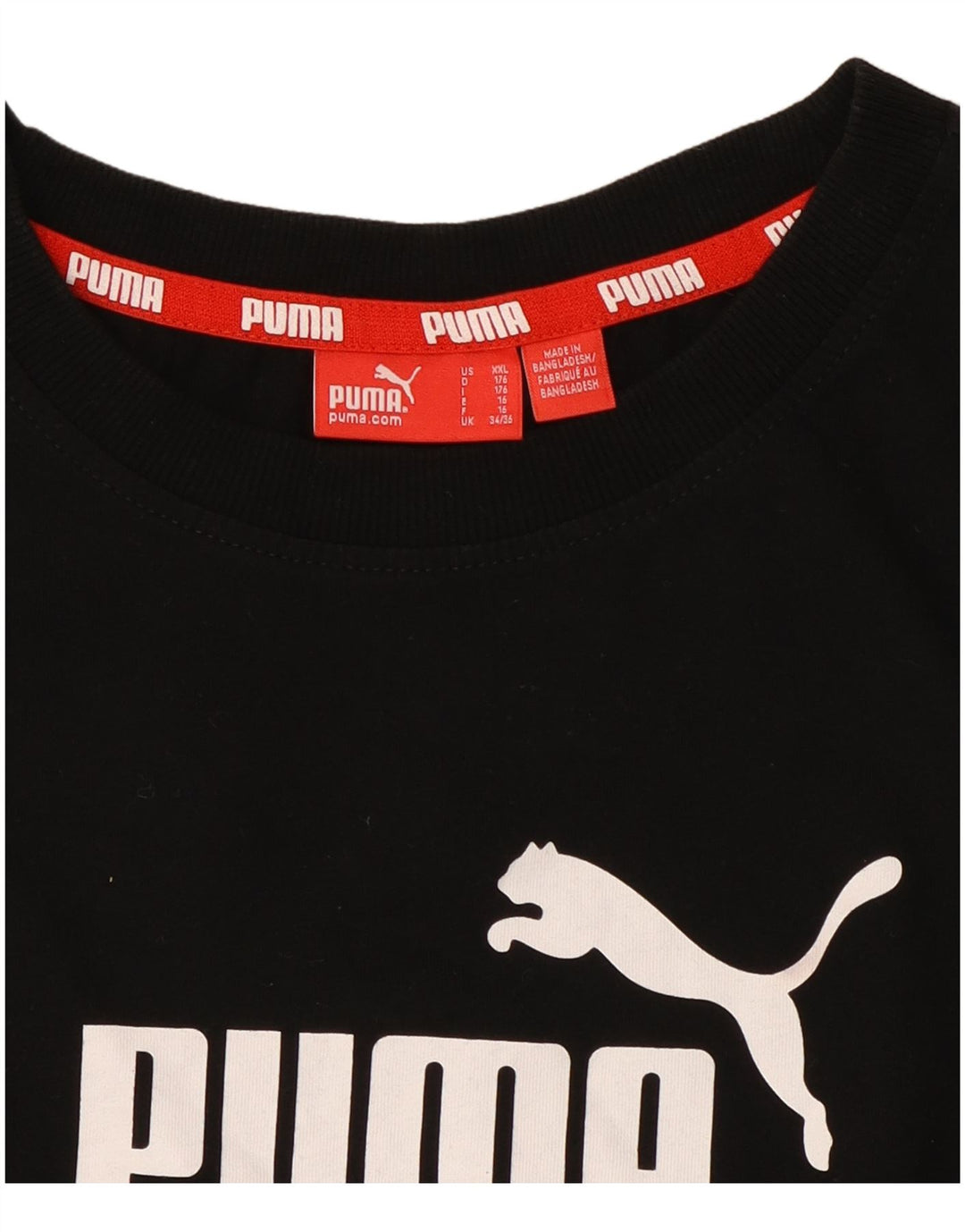 Tricou grafic PUMA pentru băieți Top 15-16 ani negru