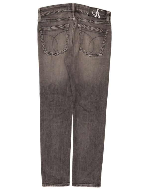 Blugi pentru bărbați Calvin Klein Larston Slim W32 L30 bumbac gri
