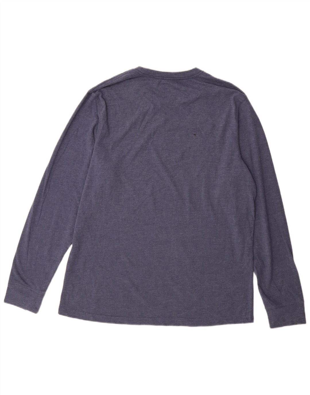 Eddie Bauer Top pentru bărbați cu mânecă lungă, mare, albastru, bumbac