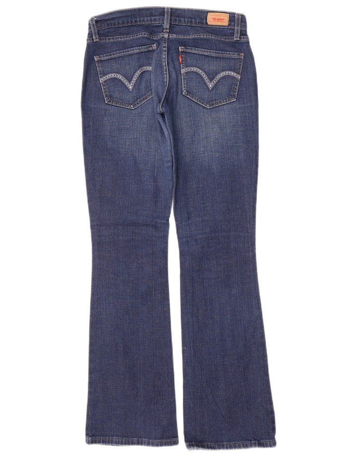Jeans Levi's 524 cu talie joasă pentru femei US 5 Medium W30 L32 Bumbac albastru