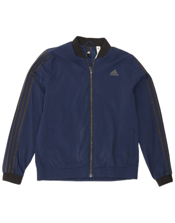 Jachetă de top pentru trening Adidas pentru femei UK 16/18 Mare, albastru marin Sport