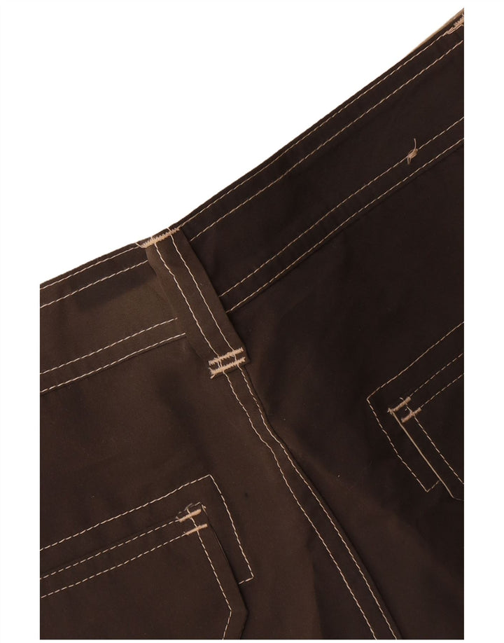 Pantaloni scurți cargo vintage pentru bărbați, medii W30, poliester negru