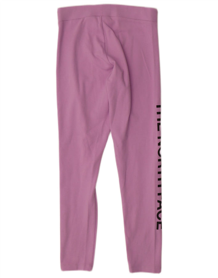 Leggings grafic pentru fete THE NORTH FACE 14-15 ani XL bumbac violet