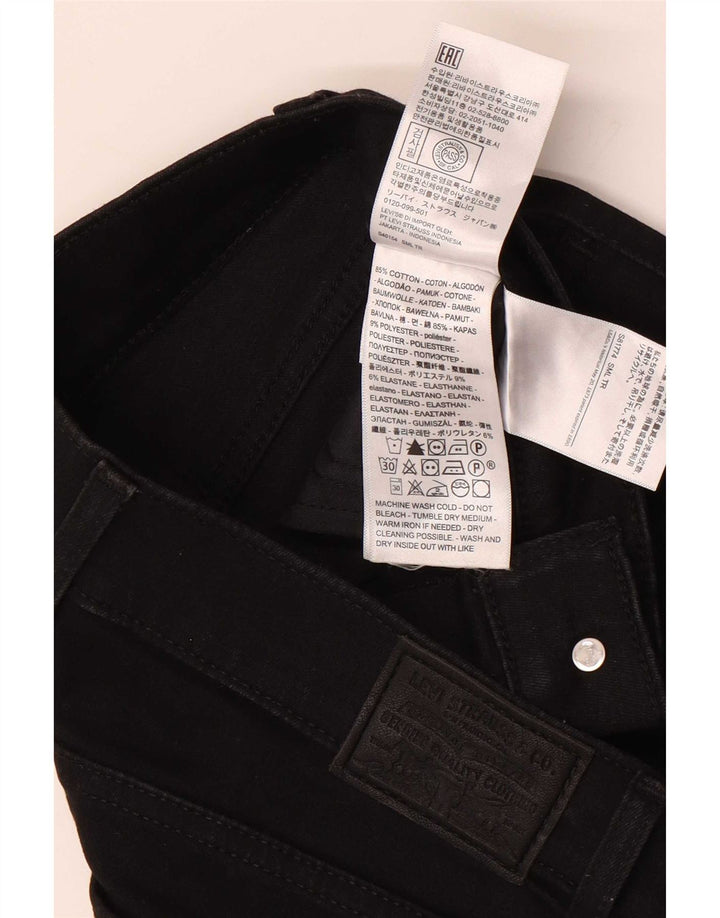Blugi skinny pentru femei Levi's W29 L30 bumbac negru
