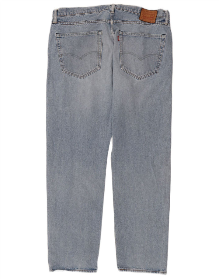 Blugi conici pentru bărbați Levi's 502 W36 L32 Bumbac albastru