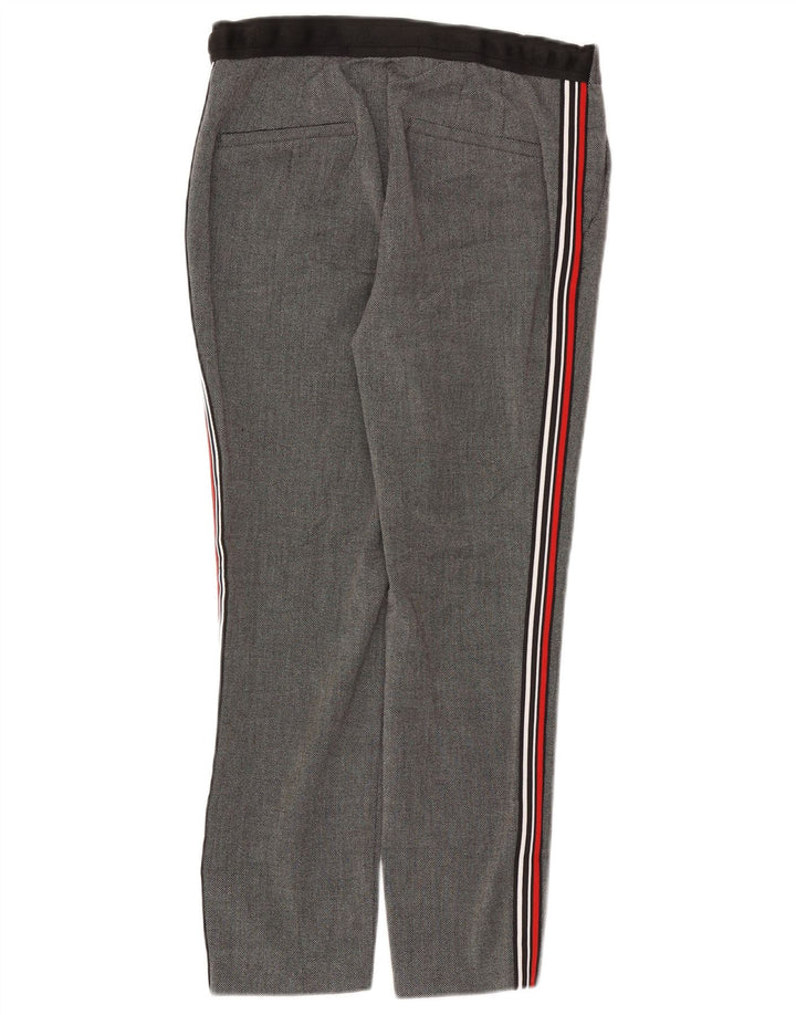 Pantaloni tăiați pentru femei Zara Mediu L28 L25 Poliester gri