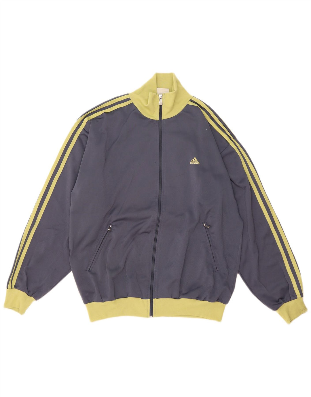 Jachetă de trening Adidas pentru bărbați Marea Britanie 38/40 Gri mediu Poliester color bloc