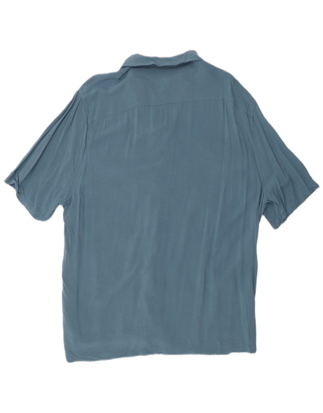 Cămașă relaxată pentru bărbați All Saints 2XL, viscoză albastră